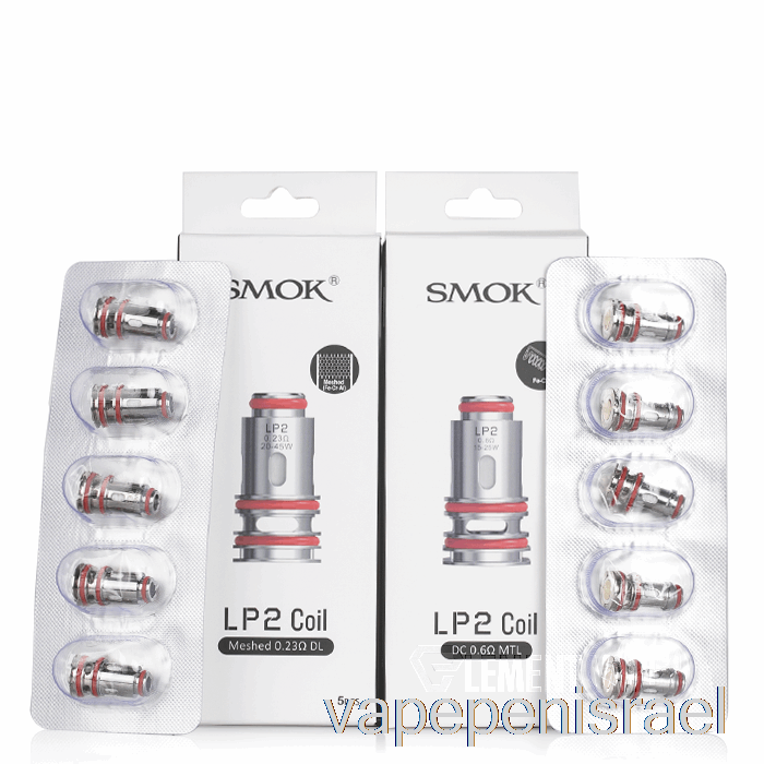 סלילי חלופי Vape Israel Smok Lp2 חד פעמי 0.4ohm סלילים מרושתים Lp2
